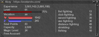 Signature for player Absy