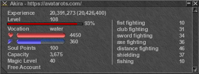 Signature for player Akira