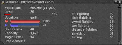 Signature for player Akkuma