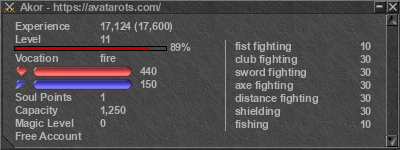 Signature for player Akor