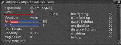 Signature for player Albafica