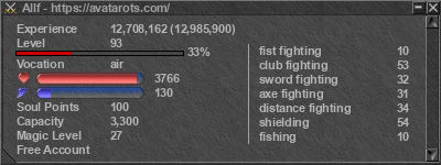 Signature for player Allf