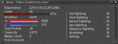 Signature for player Anus