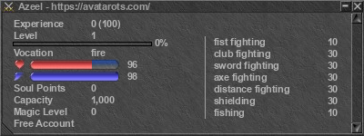 Signature for player Azeel