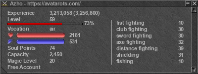 Signature for player Azho