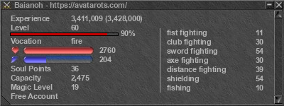 Signature for player Baianoh