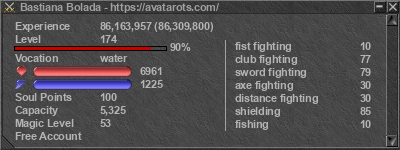 Signature for player Bastiana Bolada