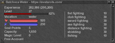 Signature for player Batchoca Water