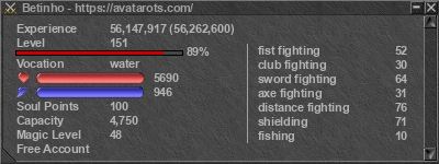 Signature for player Betinho