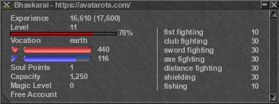 Signature for player Bhaskarai