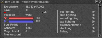 Signature for player Bim Ladem