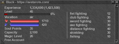 Signature for player Black