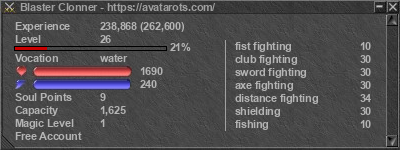 Signature for player Blaster Clonner