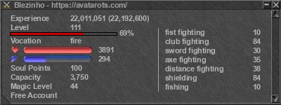 Signature for player Blezinho