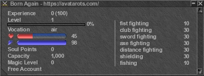 Signature for player Born Again