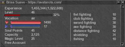 Signature for player Brisa Suave