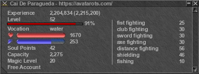 Signature for player Cai De Paragueda