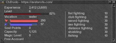 Signature for player Chifrudo