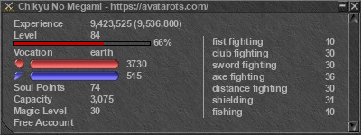 Signature for player Chikyu No Megami