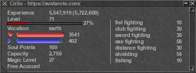 Signature for player Cirilo