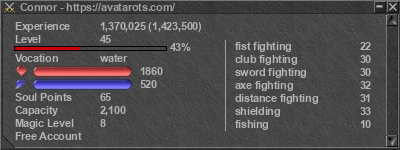 Signature for player Connor