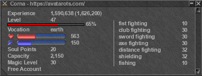 Signature for player Corna