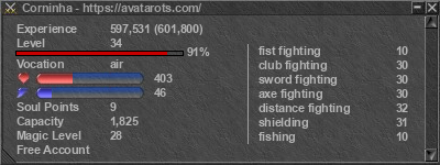 Signature for player Corninha