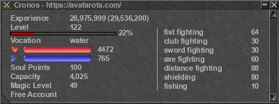 Signature for player Cronos