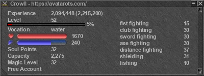 Signature for player Crowll