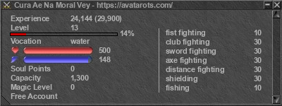 Signature for player Cura Ae Na Moral Vey