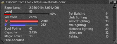 Signature for player Cuscuz Com Ovo