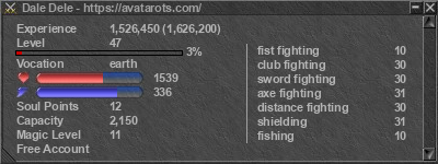 Signature for player Dale Dele