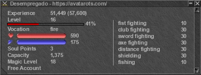 Signature for player Desempregado