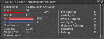 Signature for player Deus Do Fogos