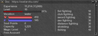 Signature for player Dex