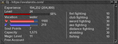 Signature for player Dj