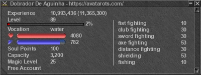 Signature for player Dobrador De Aguinha