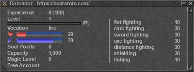 Signature for player Dobrador