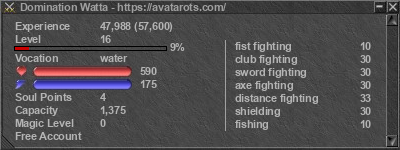 Signature for player Domination Watta