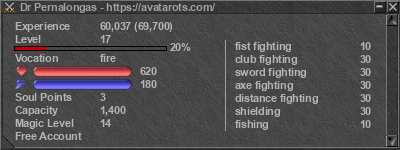 Signature for player Dr Pernalongas