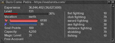 Signature for player Duro Como Pedra