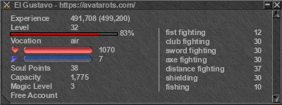 Signature for player El Gustavo