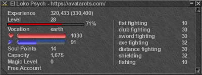 Signature for player El Loko Psych