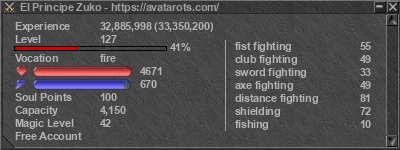 Signature for player El Principe Zuko