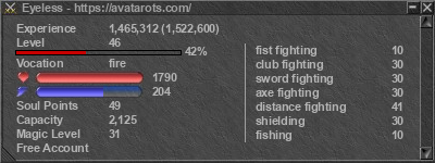 Signature for player Eyeless