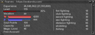 Signature for player Fearvec