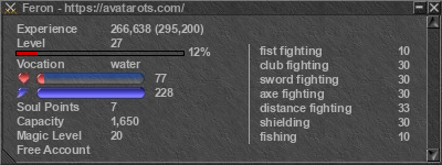 Signature for player Feron