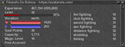 Signature for player Filosofo De Boteco