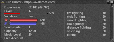 Signature for player Fire Hunter