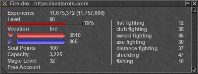 Signature for player Fire-dex